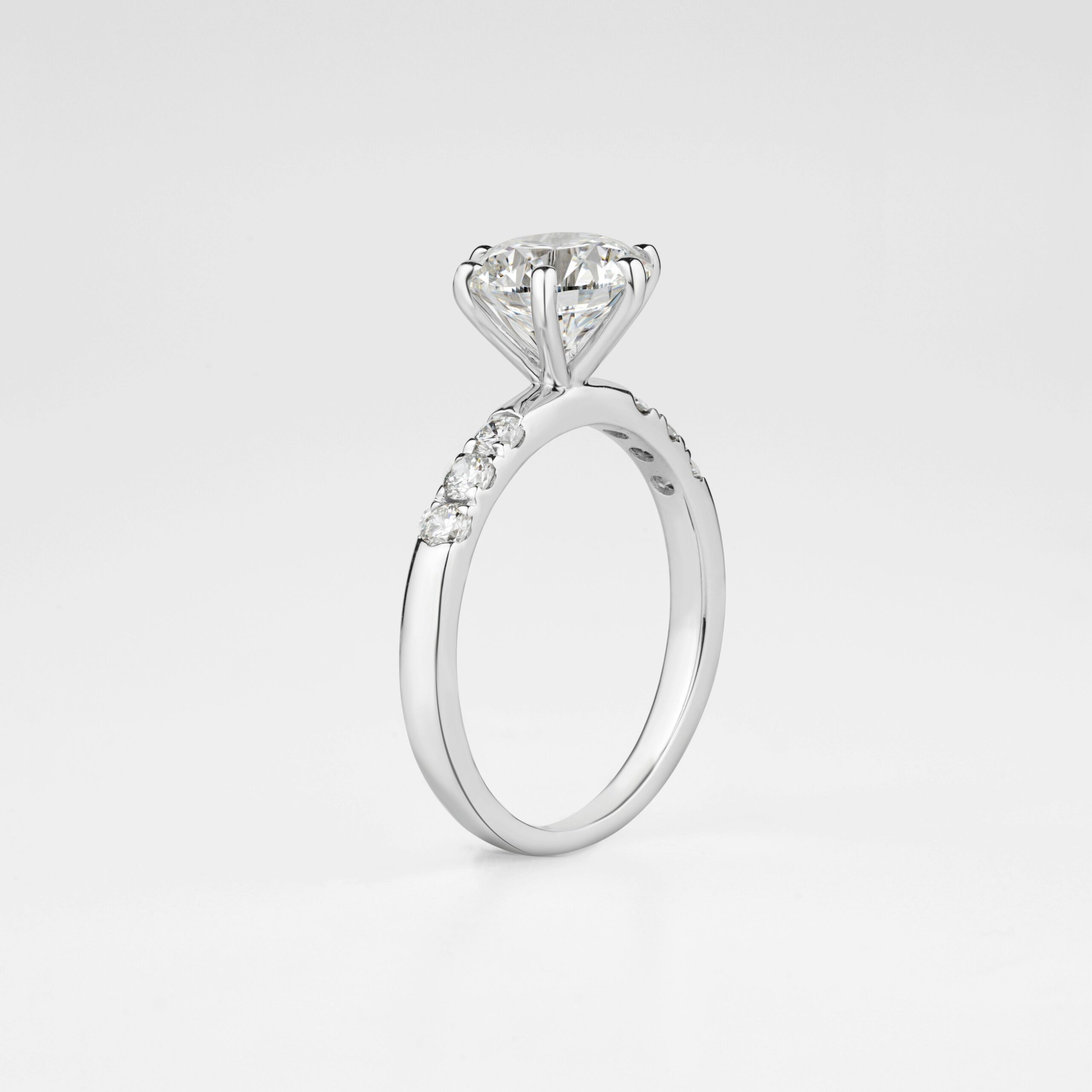 Celestia Solitaire Diamond Engagement Ring